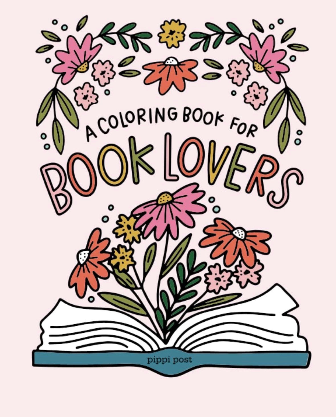 A Coloring Book for Book Lovers