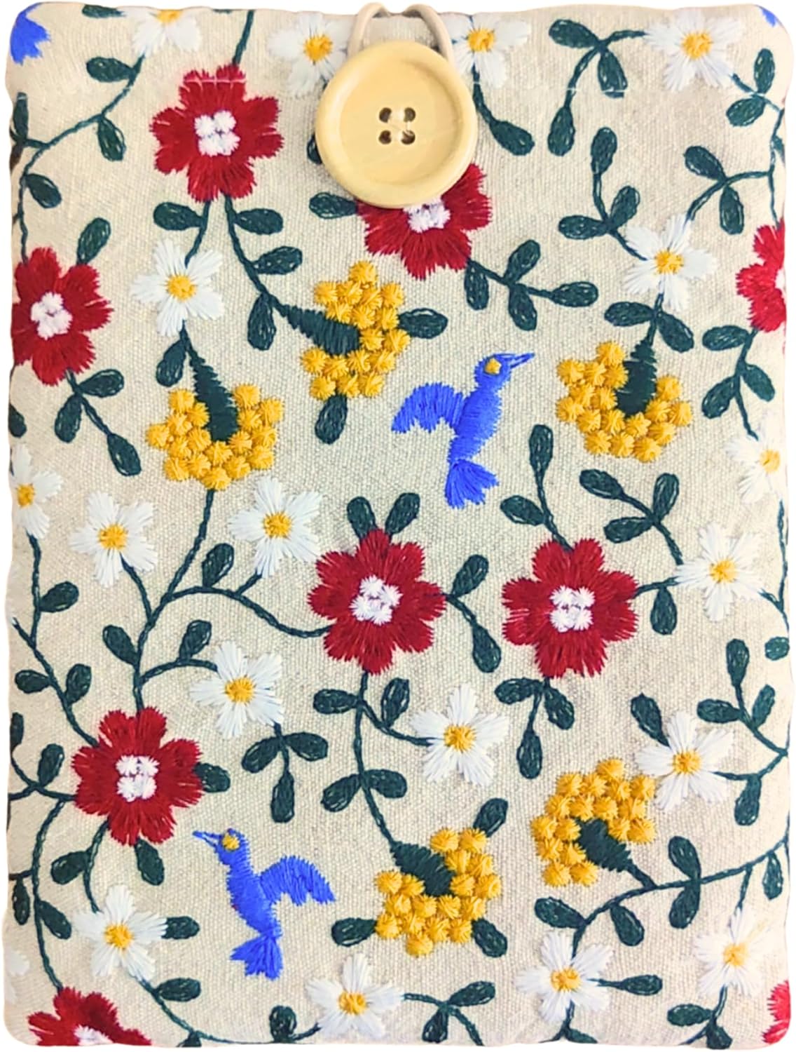 Embroidered E-Reader Sleeve